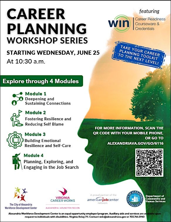 Career Planning Workshop Series featuring WIN Learning, 25 June | Event in Alexandria | AllEvents