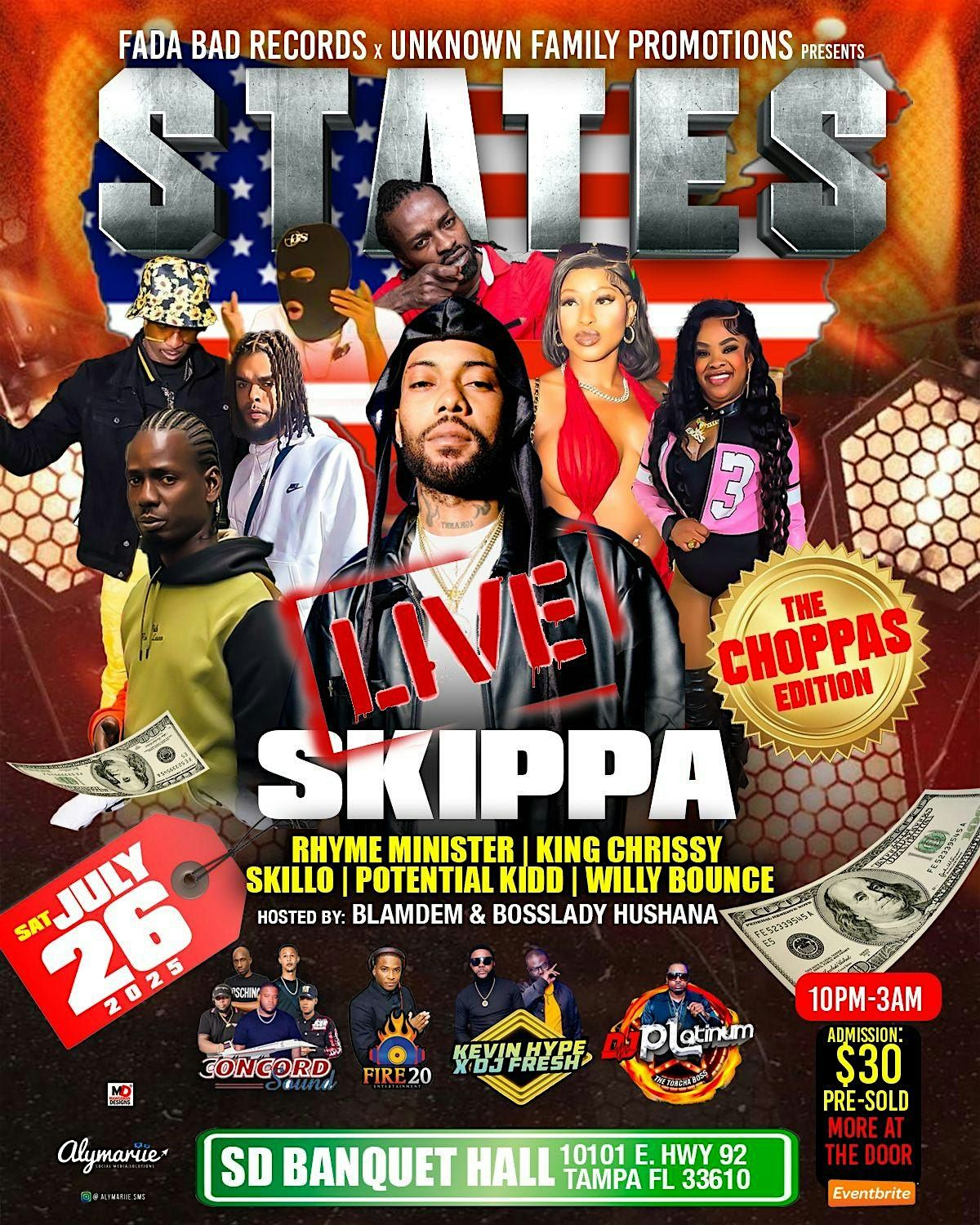 STATES - SKIPPA LIVE IN TAMPA, 26 July | Event in Tampa | AllEvents