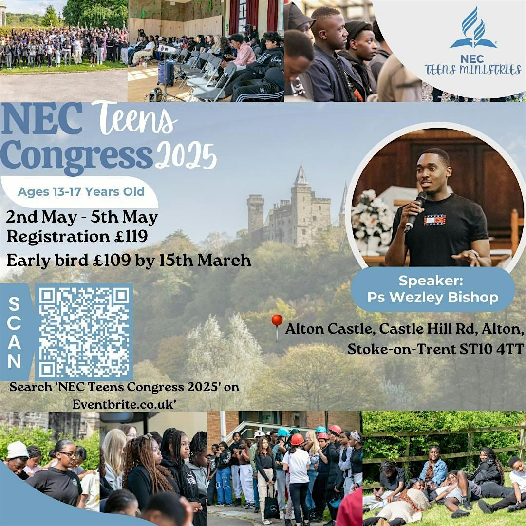 NEC Teens Congress 2025, 2 May | Event in Alton | AllEvents