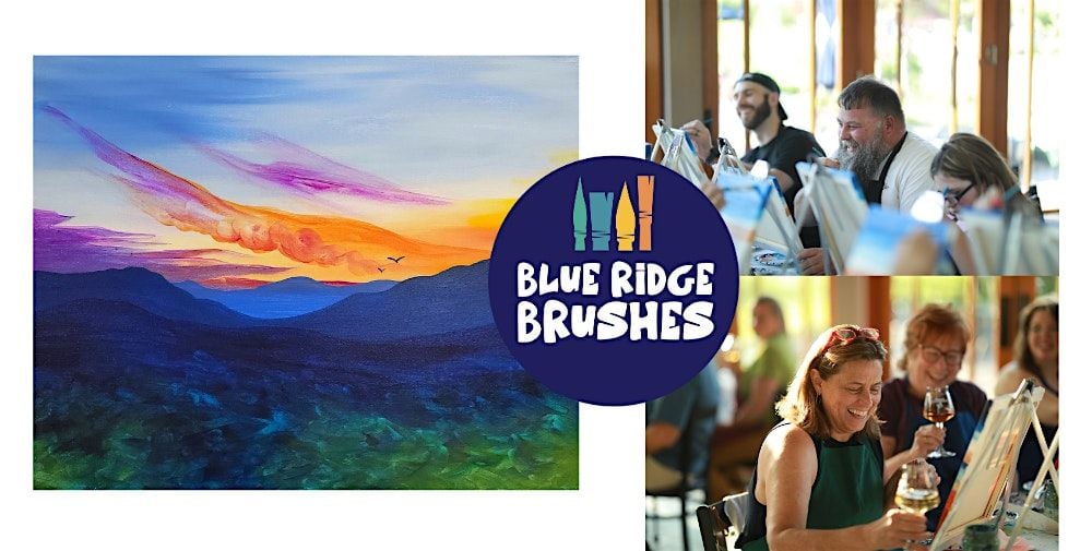Paint + Sip: "Blue Mountain View" at Pro Re Nata+ Staunton, 11 September | Event in Staunton | AllEvents