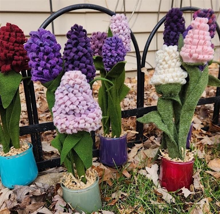 Upcycled Wool Hyacinth Flower Bouquet - with Etoile Jensen, 7 June | Event in St. Cloud | AllEvents