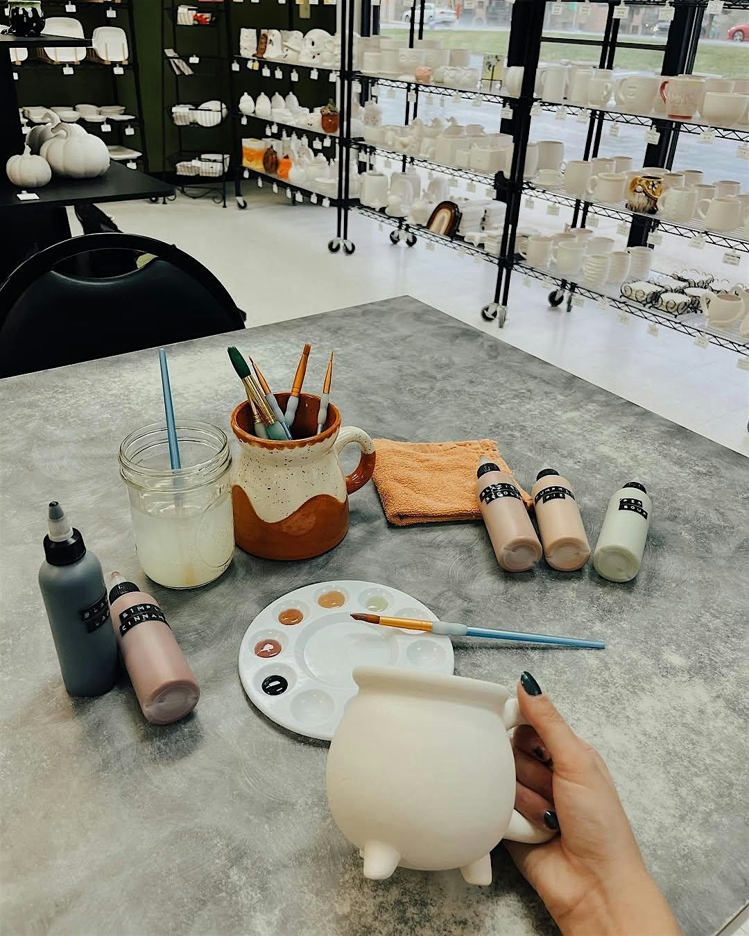 Halloween Ceramic Witch’s Brew Mug Painting Workshop (Beginner-Friendly), 8 October | Event in Houston | AllEvents