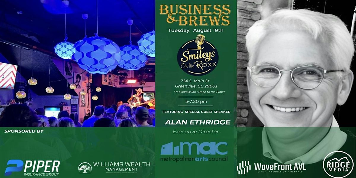 Business & Brews, 19 August | Event in Greenville | AllEvents