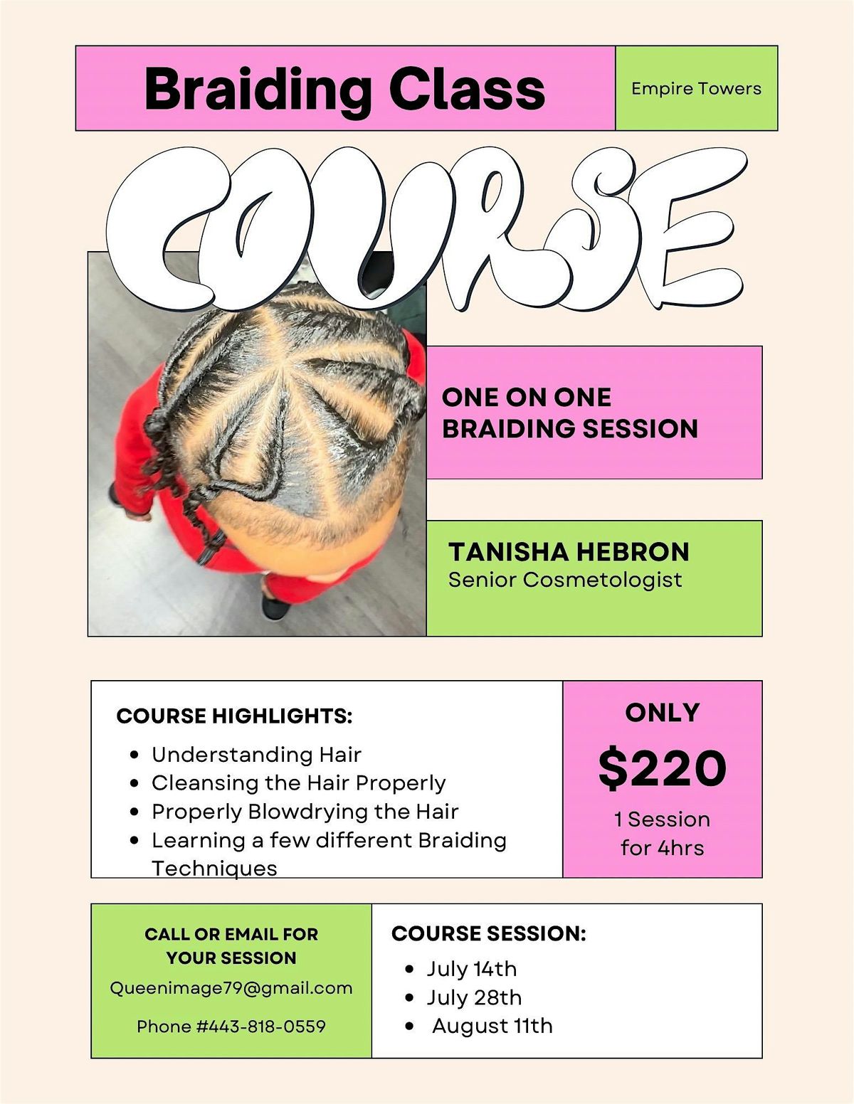 Braiding Classes, 14 July | Event in Glen Burnie | AllEvents