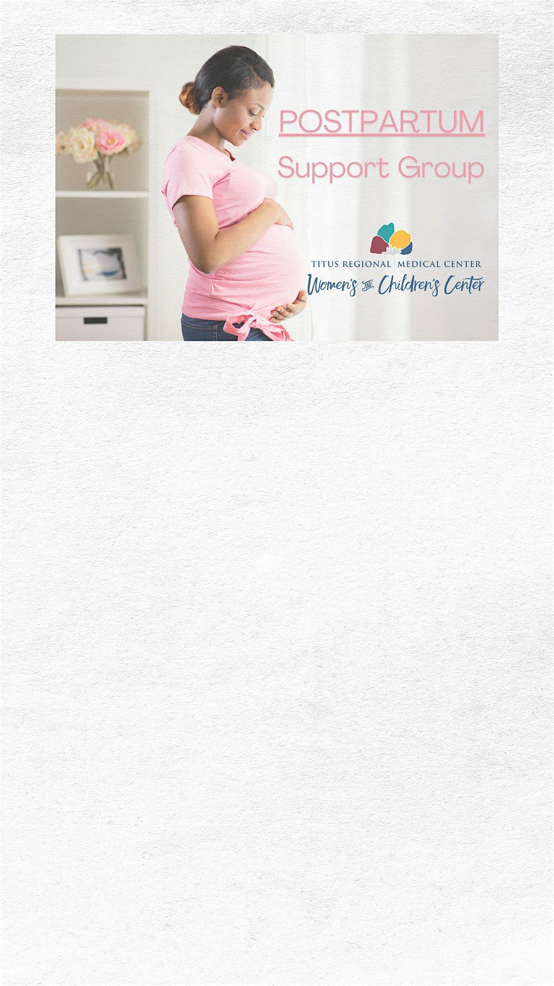 Postpartum Support Group, 15 January | Event in Mount Pleasant | AllEvents