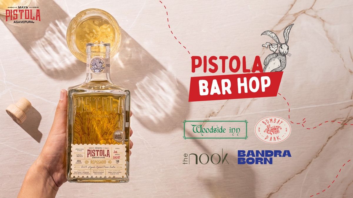 Pistola Bar Hop — event poster