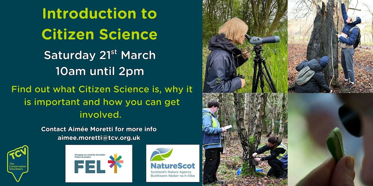 Introduction to Citizen Science at The Falkirk wheel, 21 March | Event in Falkirk | AllEvents