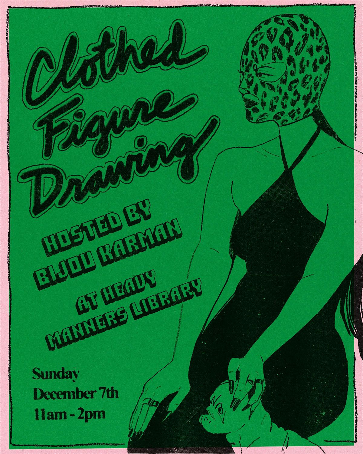 Clothed Figure Drawing at Heavy Manners Hosted by Bijou Karman (12/7), 7 December | Event in Los Angeles | AllEvents