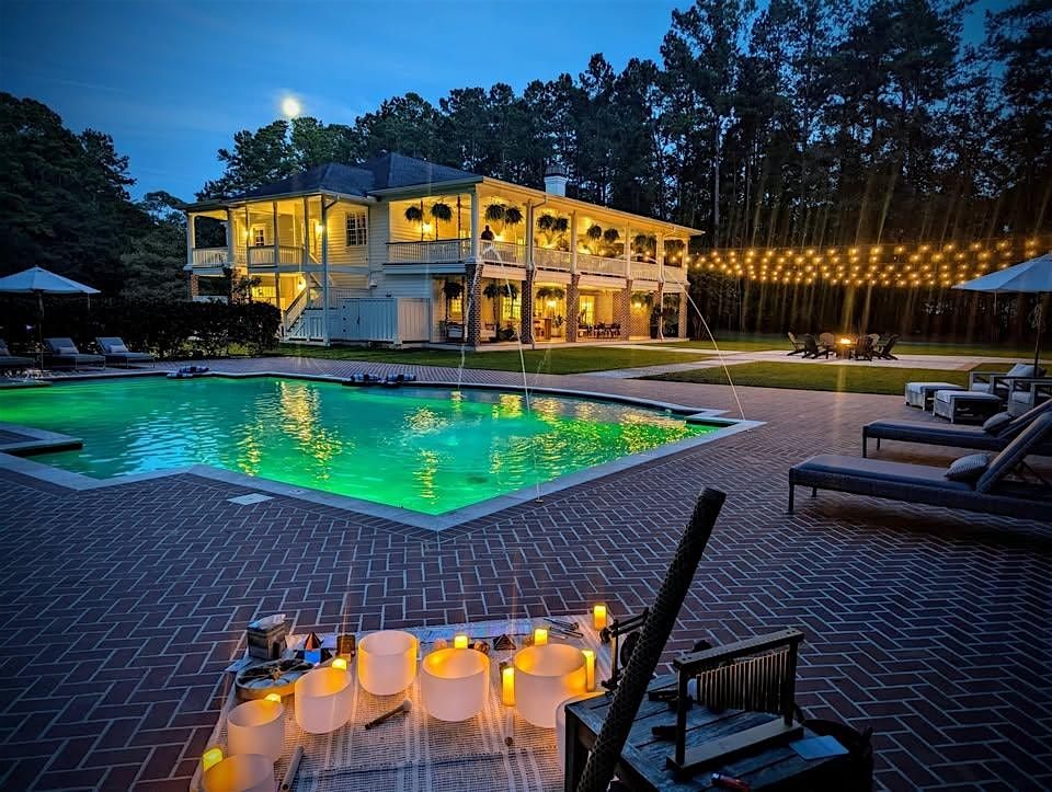 Sunset Sound Bath & Full Moon Moment | Poolside at the May River Manor, 2 November | Event in Bluffton