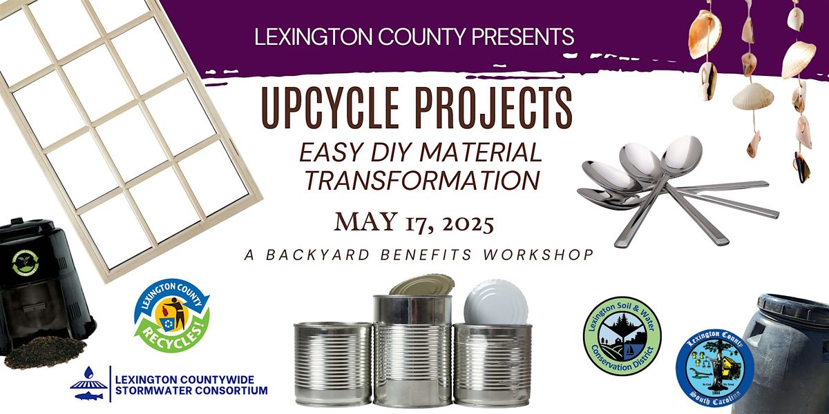 Upcycling At Home - A Backyard Benefits Workshop, 17 May | Event in Lexington | AllEvents