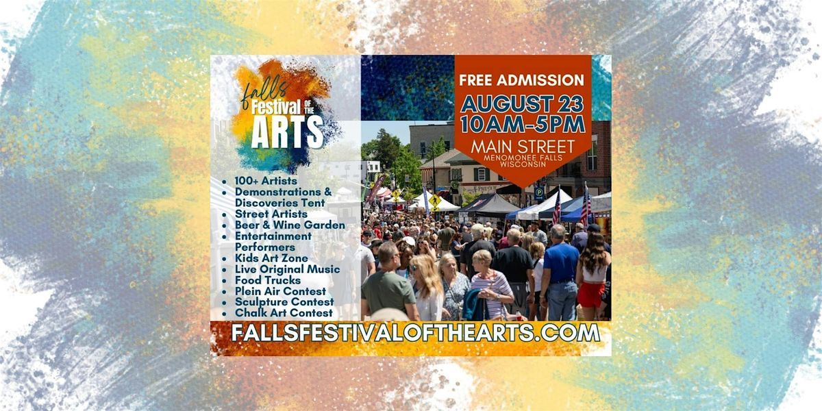Falls Festival of the Arts Returns to Downtown Menomonee Falls, 23 August | Event in Menomonee Falls | AllEvents