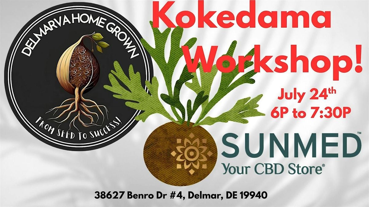 Kokedama Ball Workshop, 24 July | Event in Delmar | AllEvents