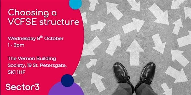 Choosing a VCFSE group structure (in person), 8 October | Event in Stockport | AllEvents