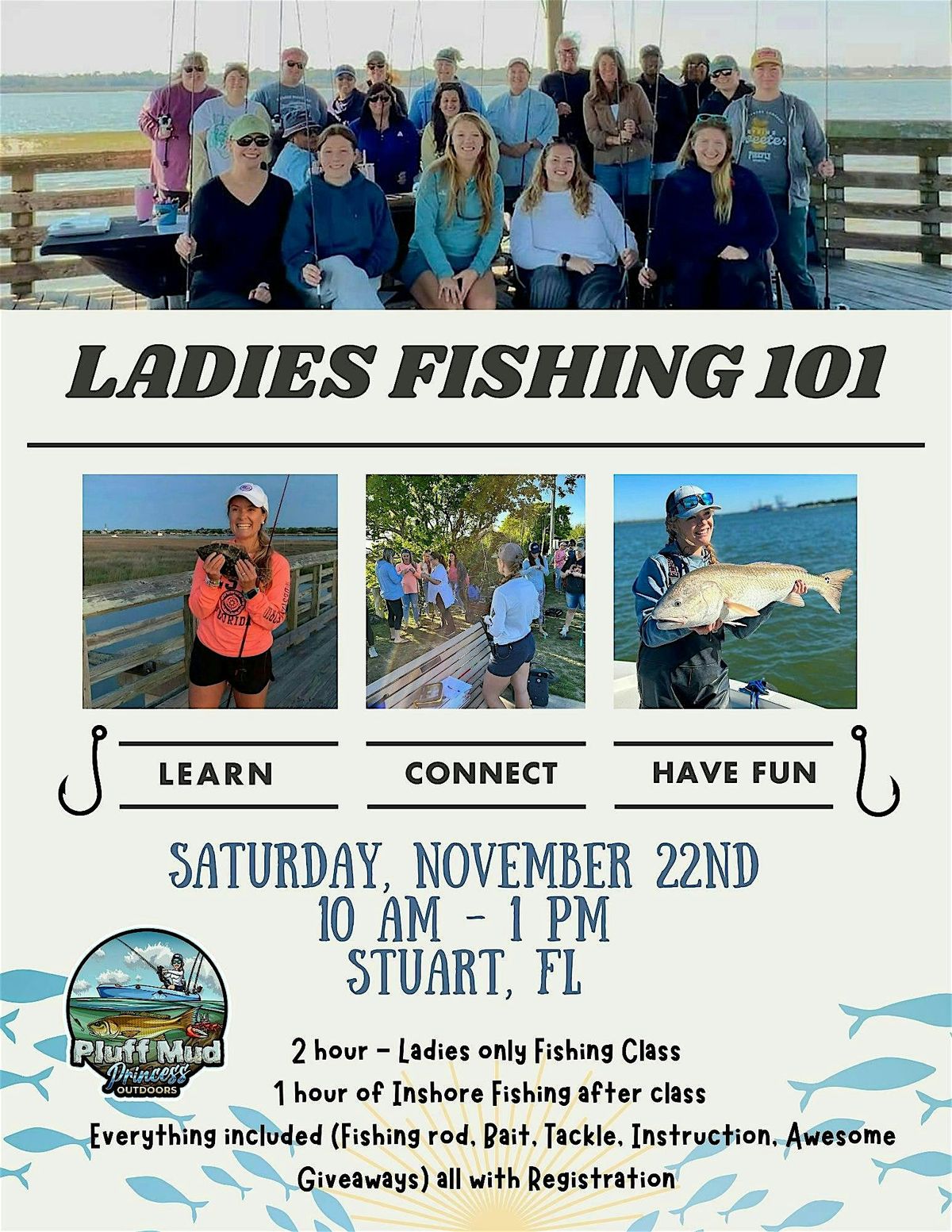 Ladies Fishing 101, 22 November | Event in Stuart | AllEvents