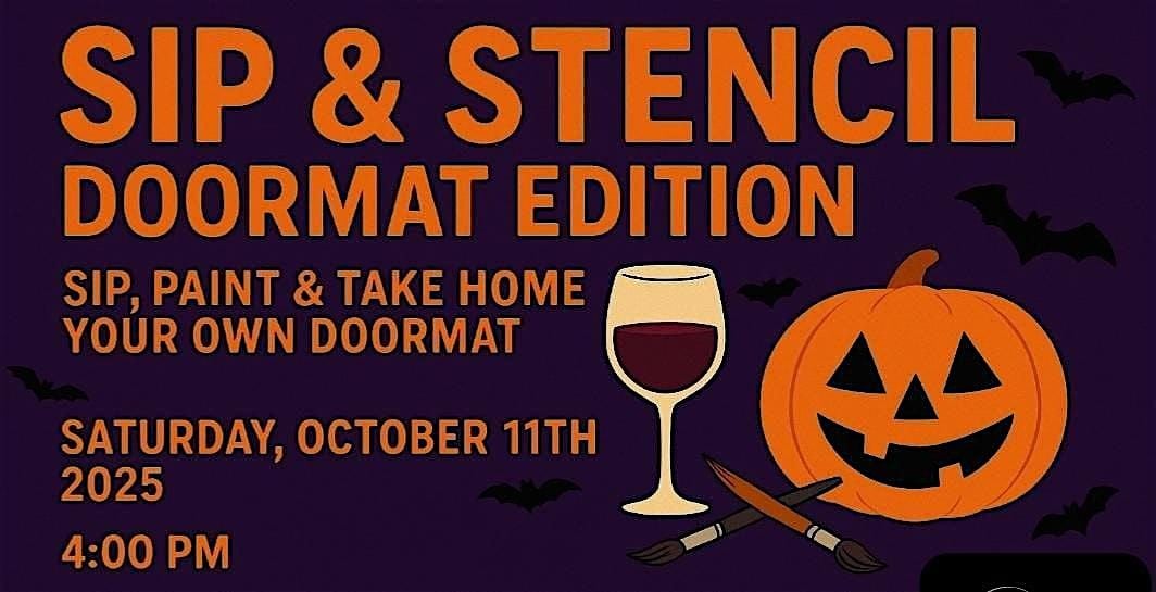 Sip & Stencil: Doormat Edition, 11 October | Event in Atlanta | AllEvents