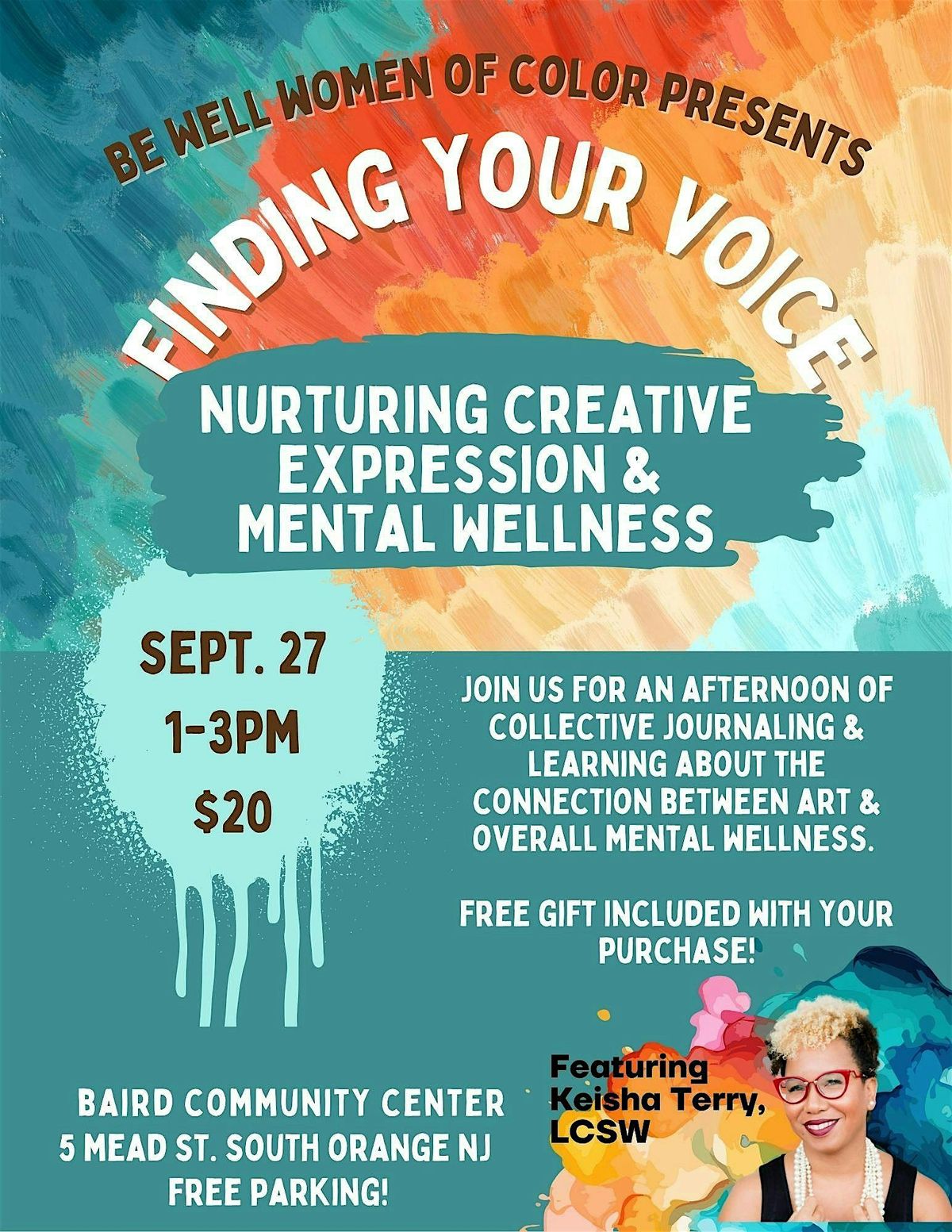 Finding Your Voice - Sponsored by Be Well Women of Color, 27 September | Event in South Orange Village | AllEvents
