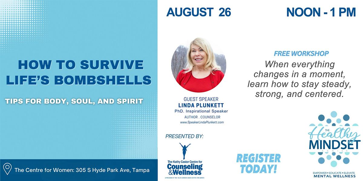 How to Survive Life’s Bombshells, 26 August | Event in Tampa | AllEvents