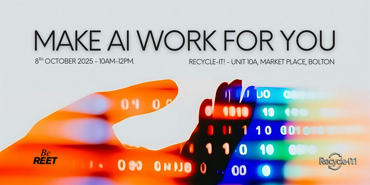 Make AI work for you, 8 October | Event in Bolton | AllEvents