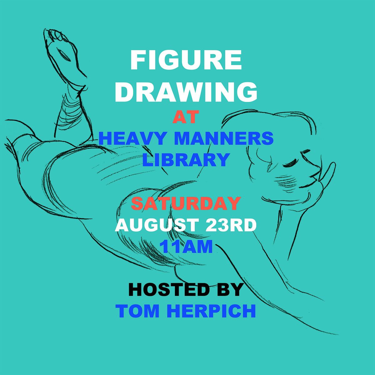 Figure Drawing at Heavy Manners Hosted by Tom Herpich (8/23), 23 August | Event in Los Angeles | AllEvents
