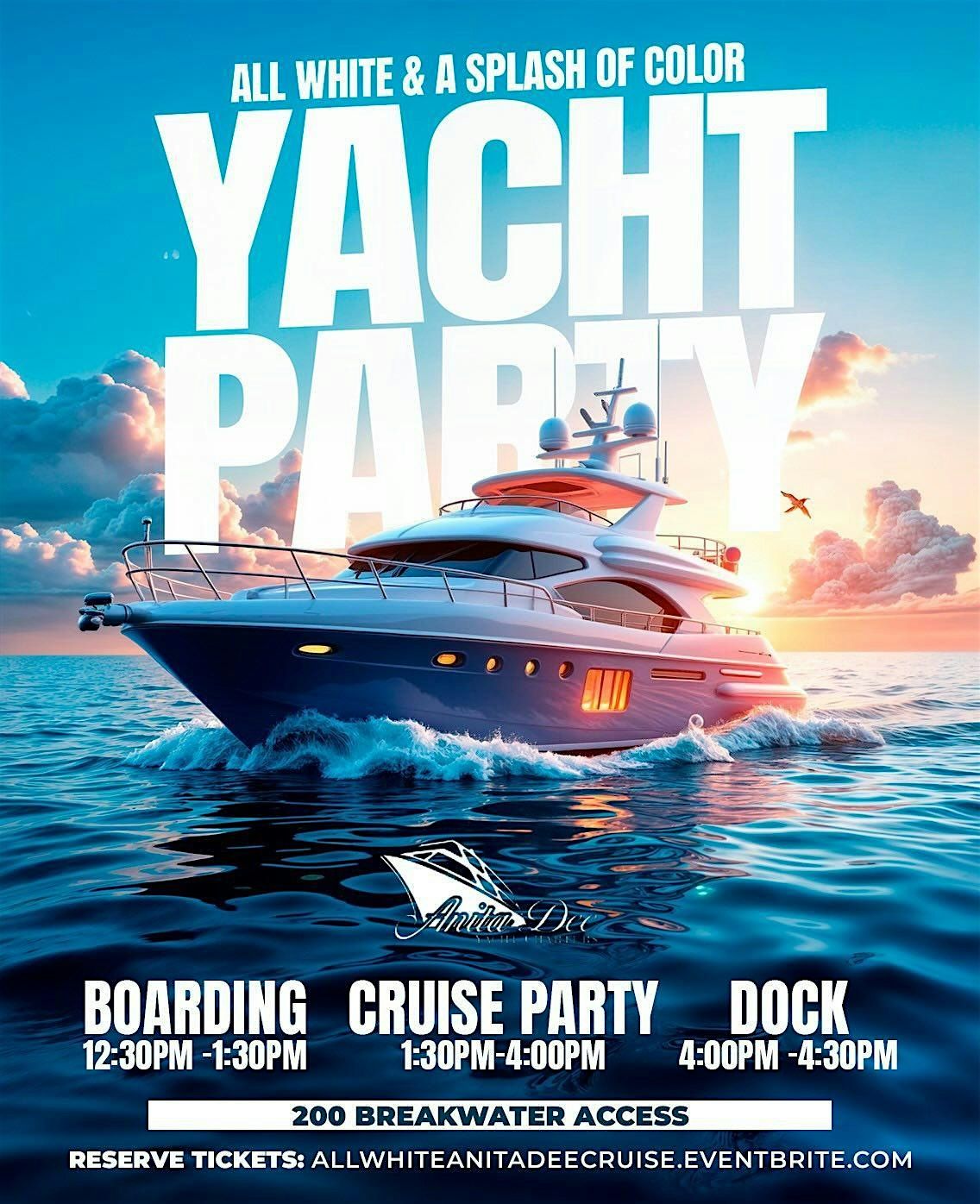 ALL WHITE & A SPLASH OF COLOR YACHT PARTY, 26 July | Event in Chicago | AllEvents