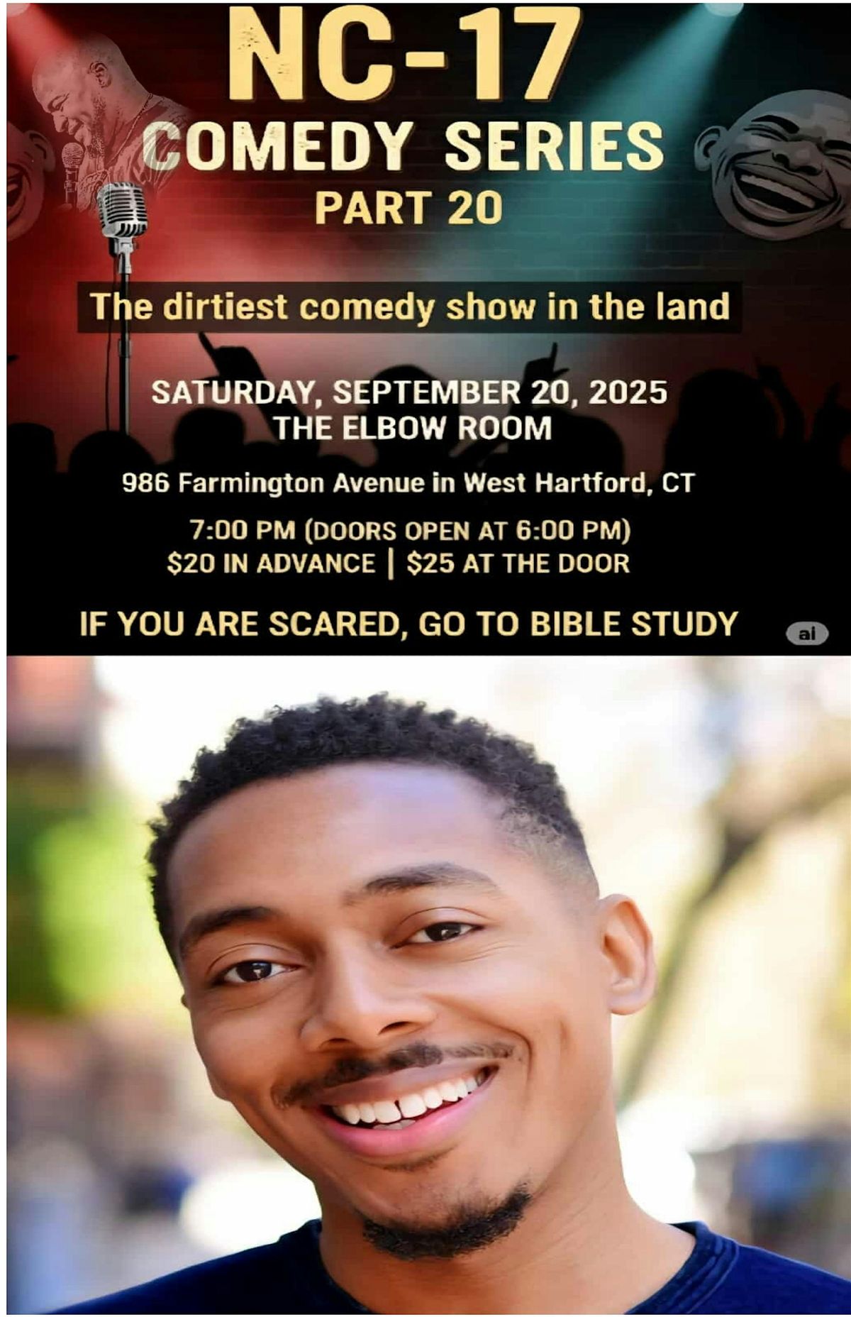 NC 17 COMEDY SERIES.Part 20. Starring Chris Brown, 20 September | Event in West Hartford | AllEvents