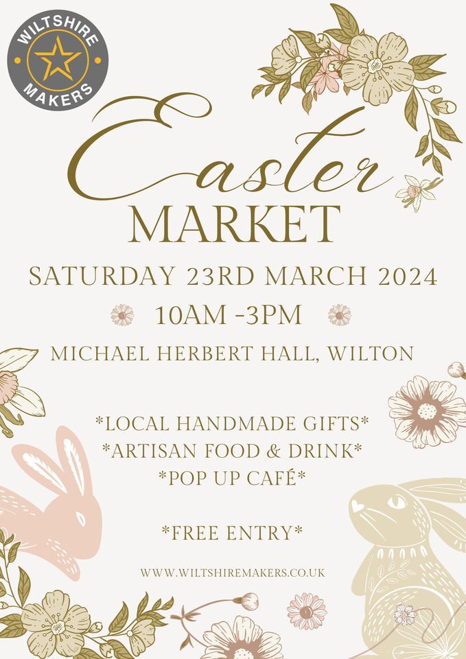Wiltshire Makers Easter Market, Michael Herbert Hall, Wilton, Salisbury