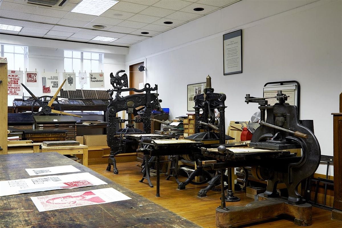 Explore the St Bride Foundation Print Workshop, 17 September | Event in London | AllEvents