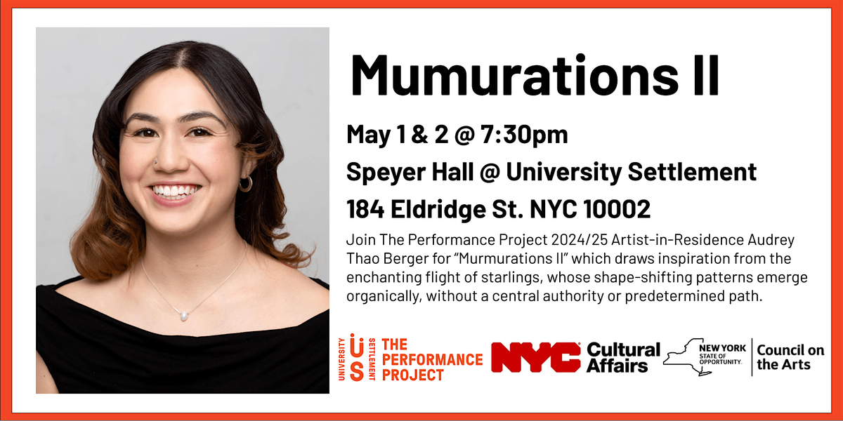 Mumurations II: Friday, May 2 | Event in New York | AllEvents