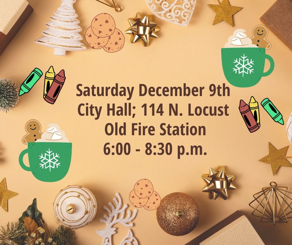 Cocoa, Cookies and Crafts! Oh My!, Arcola City Hall, Roopville