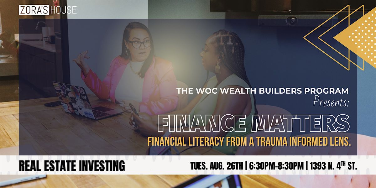 Finance Matters: Real Estate Investing, 26 August | Event in Columbus | AllEvents