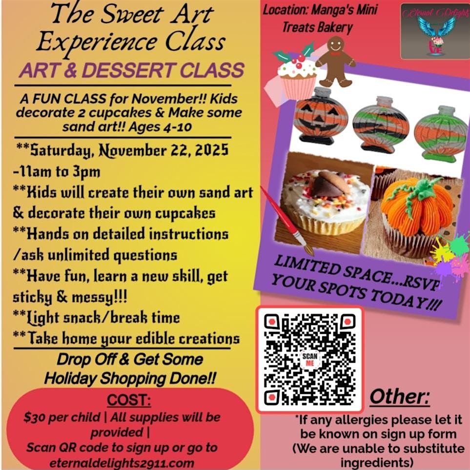 The Sweet Art Experience Class, 22 November | Event in Midlothian | AllEvents