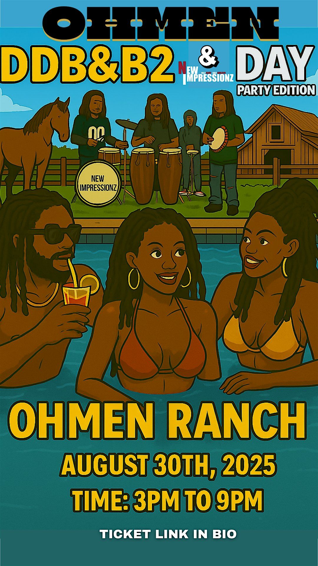 DDB&B2 DAY PARTY with New Impressionz @ the OHmen Ranch, 30 August | Event in Brandywine | AllEvents