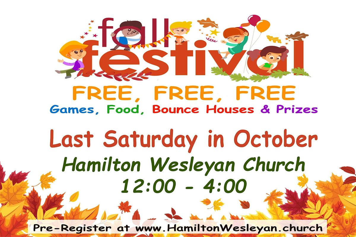Hamilton Wesleyan Fall Fest 2025, 25 October | Event in Hamilton | AllEvents