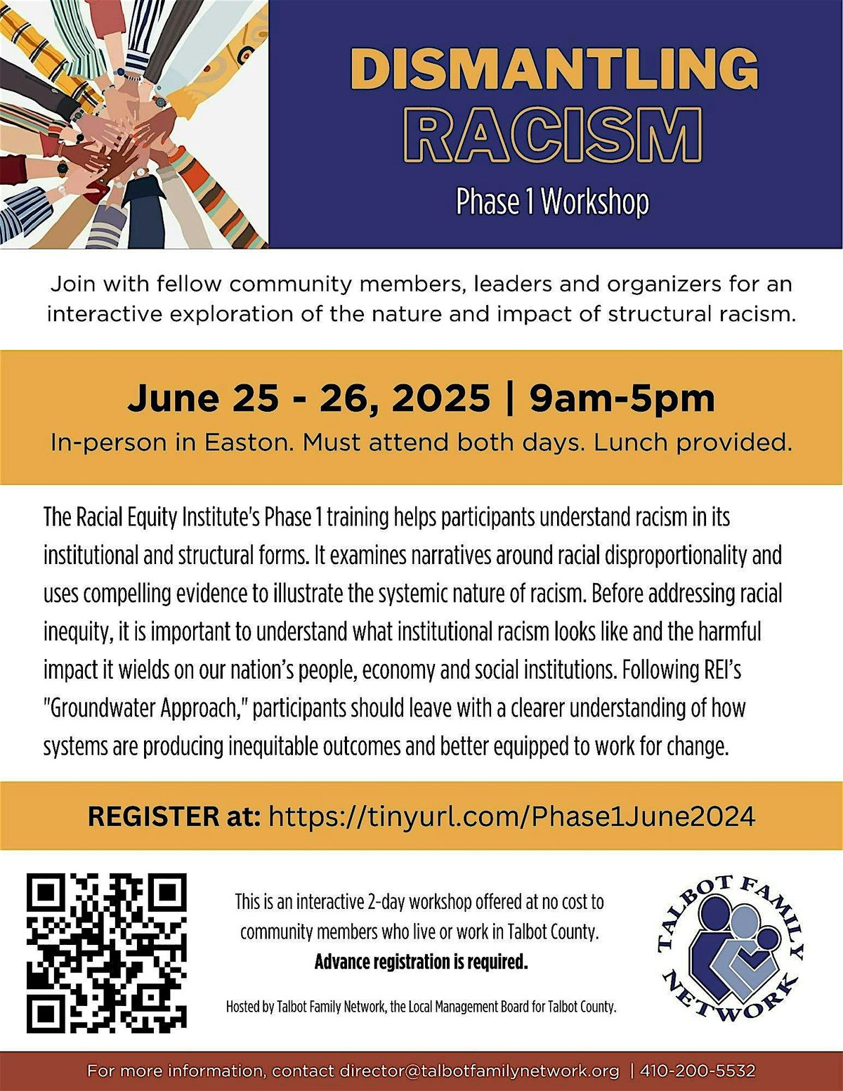 Dismatling Racism - Phase 1 Workshop with REI, 25 June | Event in Easton | AllEvents