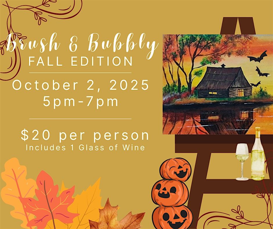 Brush & Bubbly Fall Edition, 2 October | Event in Blytheville | AllEvents