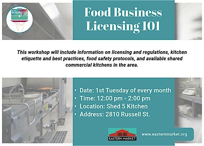 Food Business Licensing 101 (November Session), 4 November | Event in Detroit | AllEvents