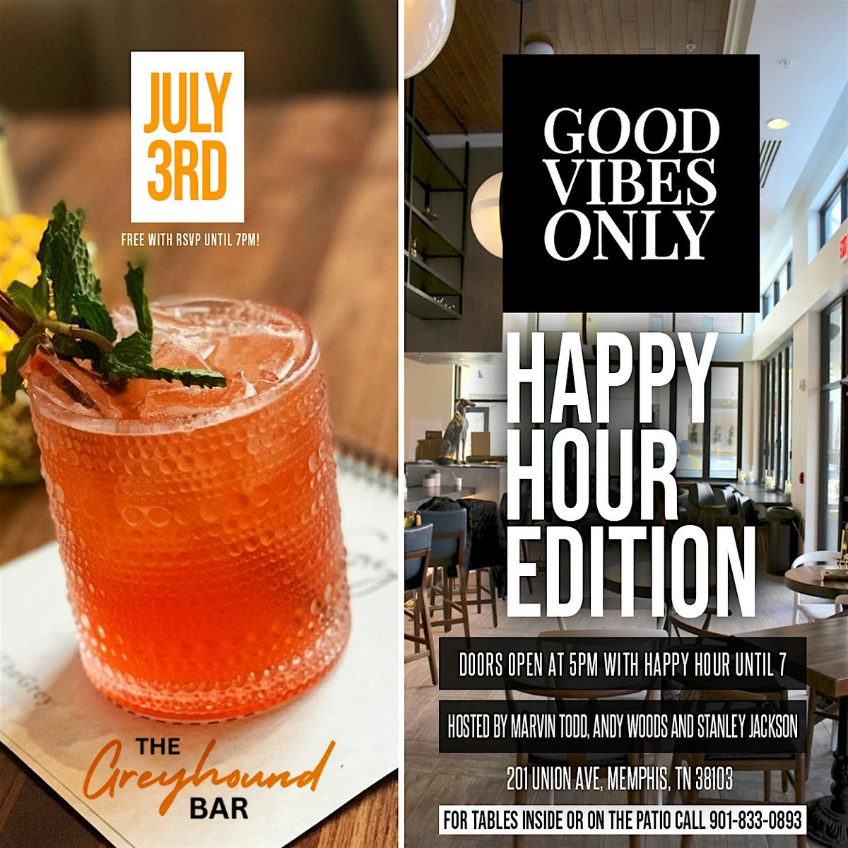 Good Vibes Only Happy Hour, 3 July | Event in Memphis | AllEvents
