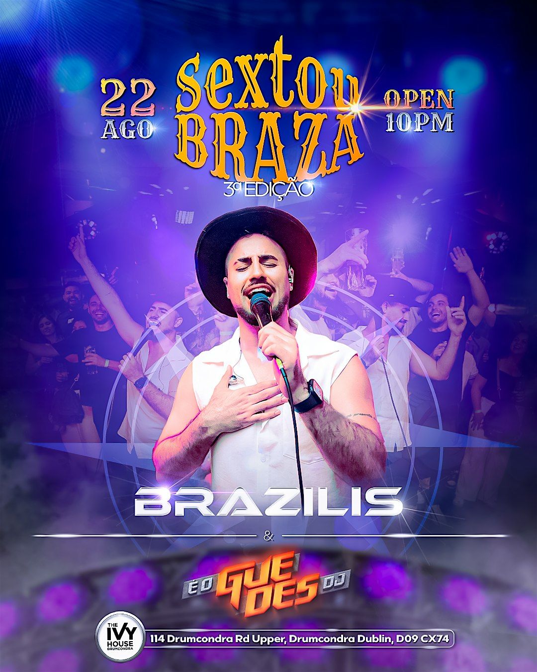Sextou Braza 3, 22 August | Event in Dublin | AllEvents