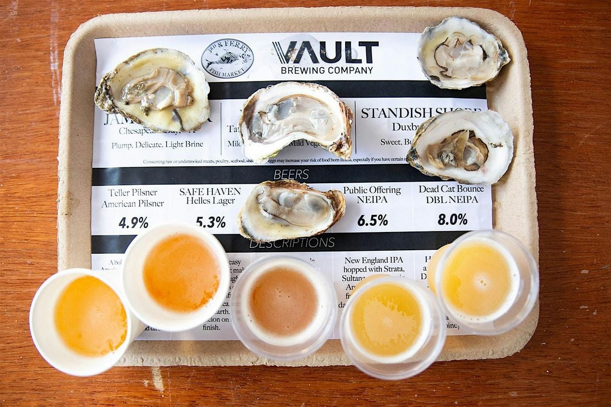 Oyster & Beer Pairing, 24 August | Event in Easton | AllEvents