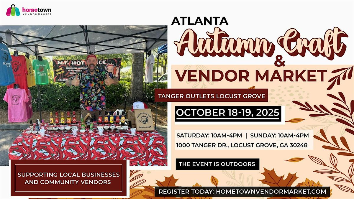 Atlanta Autumn Craft and Vendor Market, 18 October | Event in Locust Grove | AllEvents