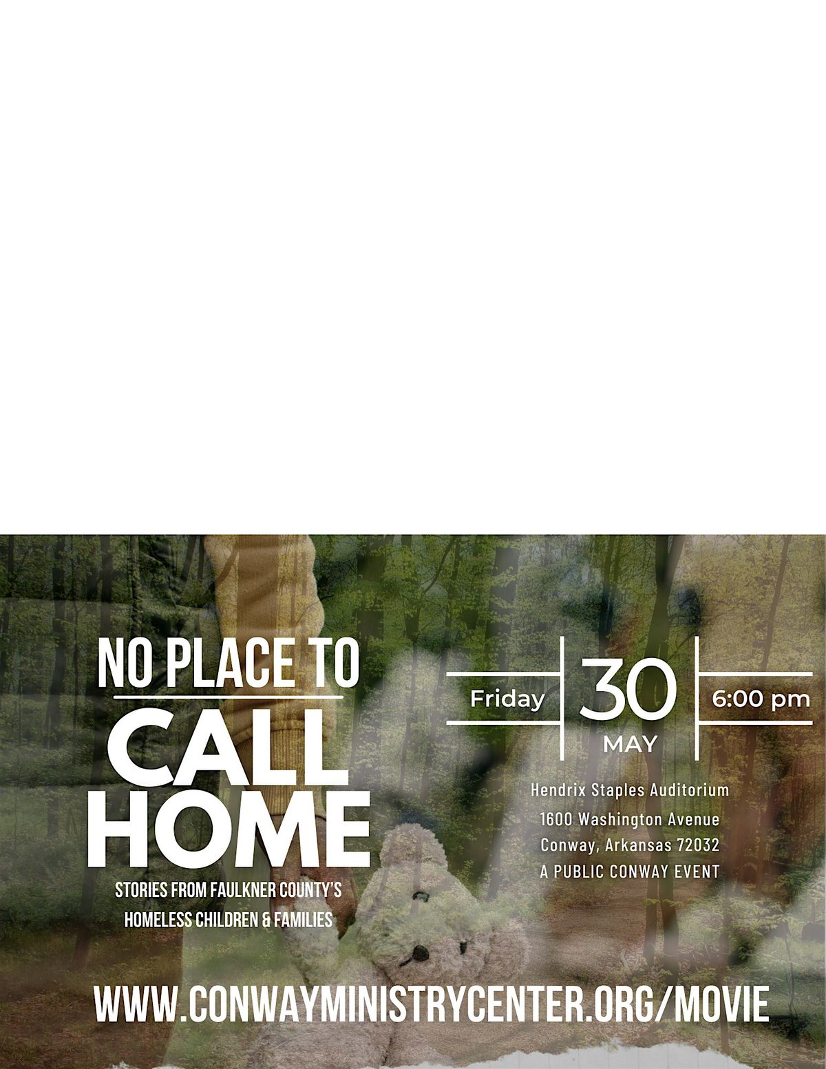 No Place to Call Home - Public Movie Showing, 30 May | Event in Conway | AllEvents