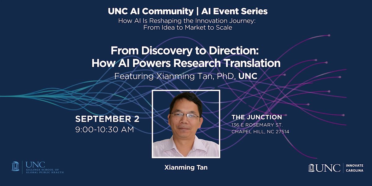 From Discovery to Direction: How AI Powers Research Translation, 2 September | Event in Chapel Hill | AllEvents