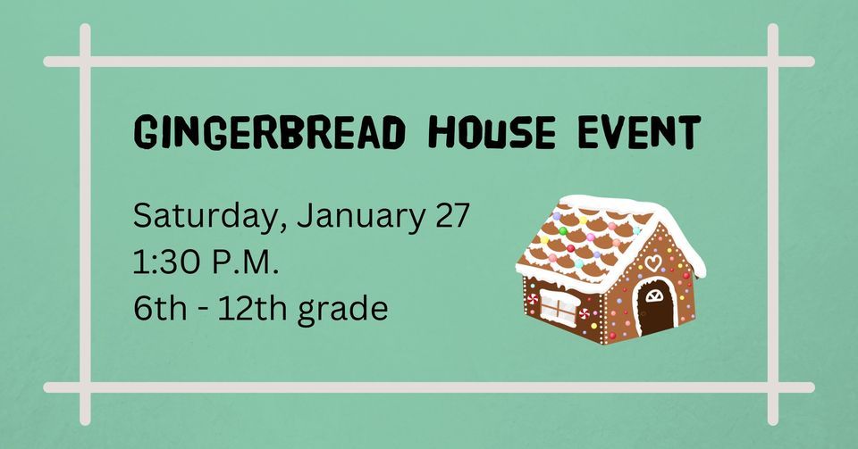 Gingerbread House Event, Milan Public Library Milan, Michigan