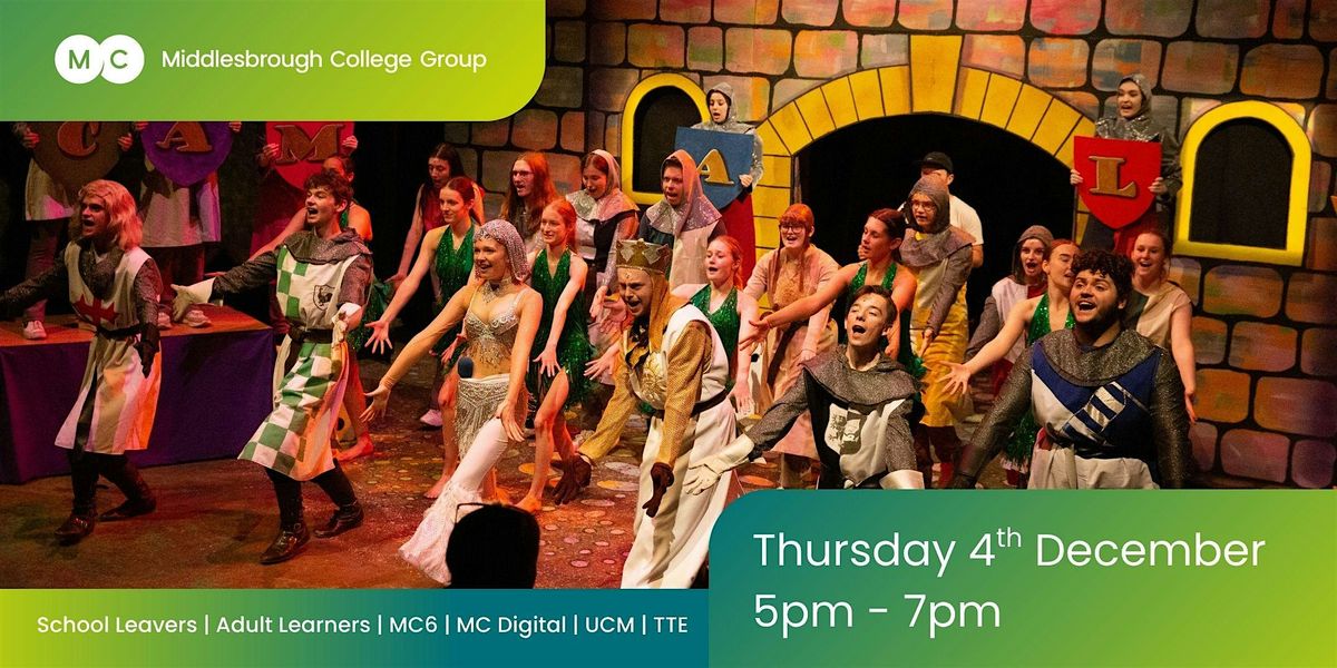 Middlesbrough College & TTE Open Event, 4 December | Event in Middlesbrough | AllEvents