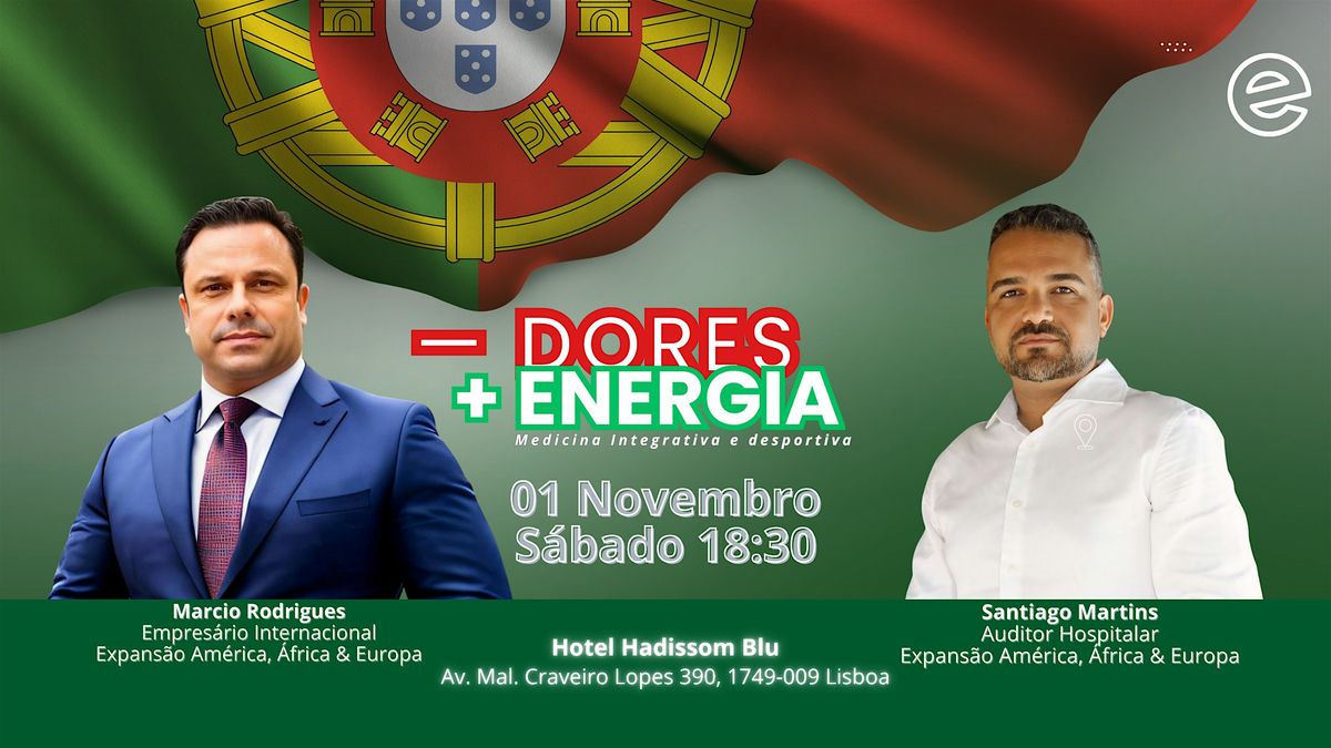 Workshop Científico ( Menos Dores & Mais Energia), 1 November | Event in Lisboa | AllEvents
