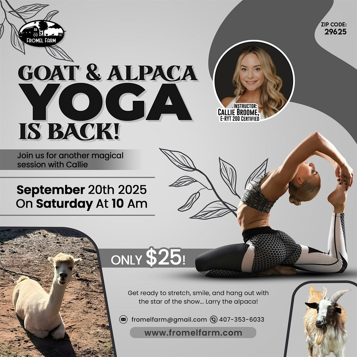 Farm Yoga, 20 September | Event in Anderson | AllEvents