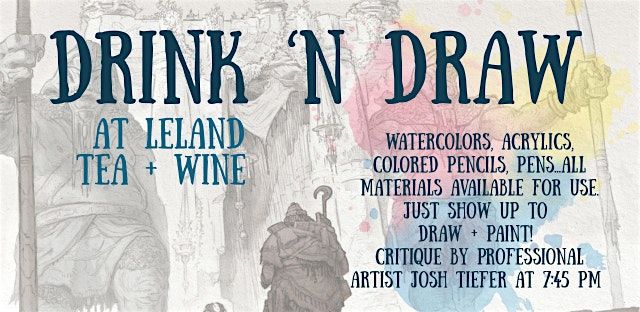 Burlingame Drink N Draw, 15 May | Event in Burlingame | AllEvents