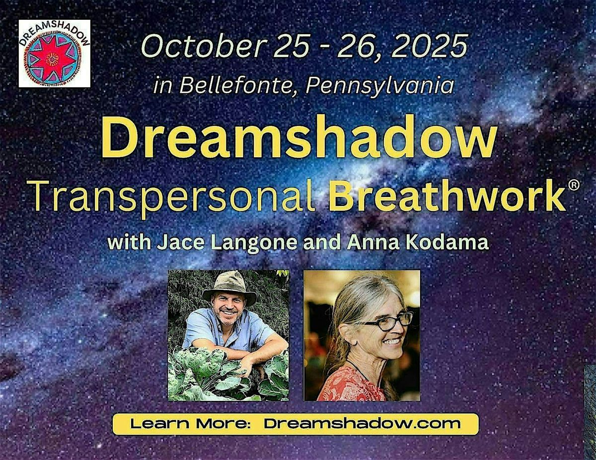 Dreamshadow Transpersonal Breathwork workshop, 25 October | Event in Bellefonte | AllEvents