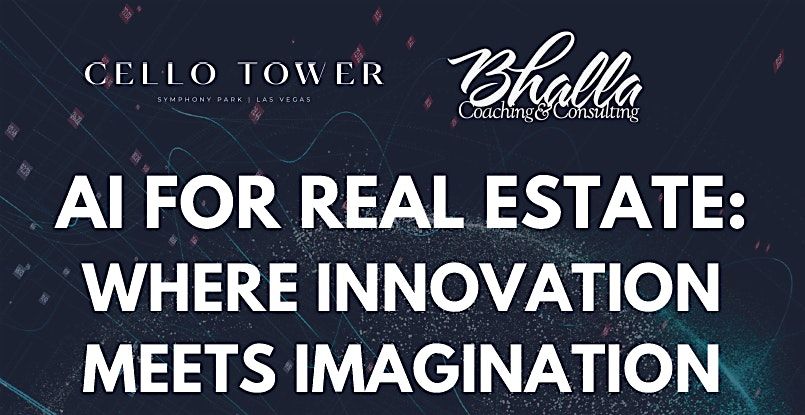 AI for Real Estate: Where Innovation Meets Imagination, 11 September | Event in Las Vegas | AllEvents