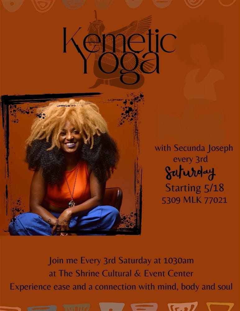 Free Kemetic Yoga Class* Every 3rd Saturday, 17 May | Event in Houston | AllEvents